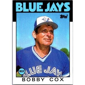 1986 Topps #471 Bobby Cox